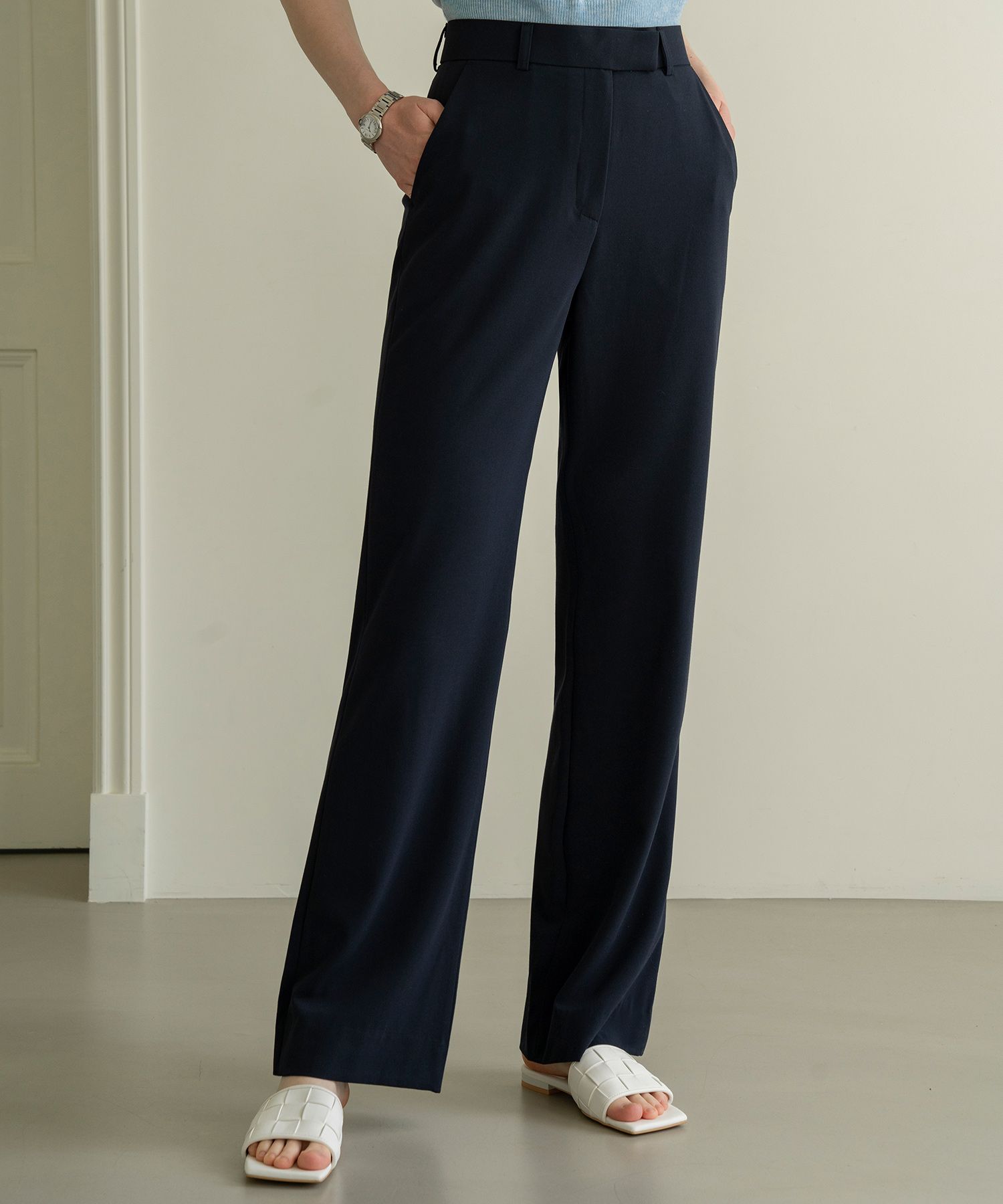 パンツ Siyazu SIPT7050 signature summer trousers_Dark navy MUSINSA | SIYAZU SIPT7050 signature summer trousers_Dark navy