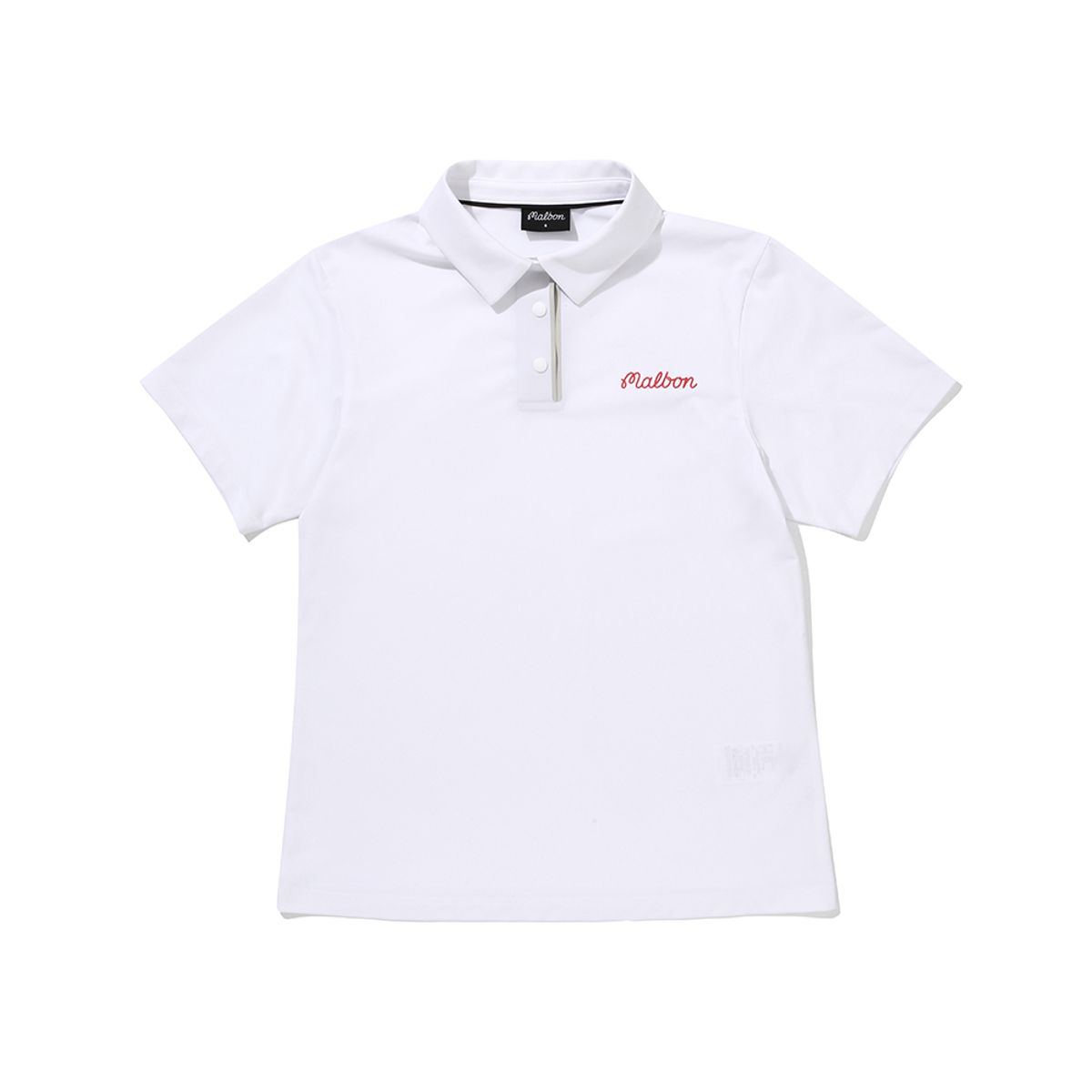 말본 골프(MALBON GOLF) Tech 버킷 폴로 티셔츠 WHITE (WOMAN)