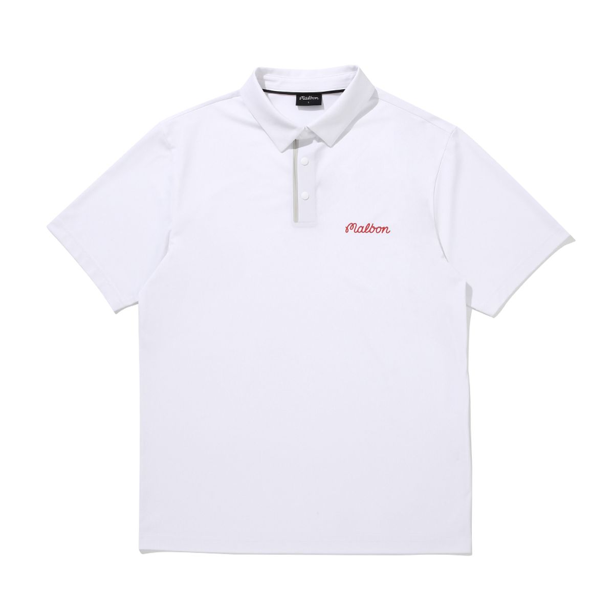 말본 골프(MALBON GOLF) Tech 버킷 폴로 티셔츠 WHITE (MAN)