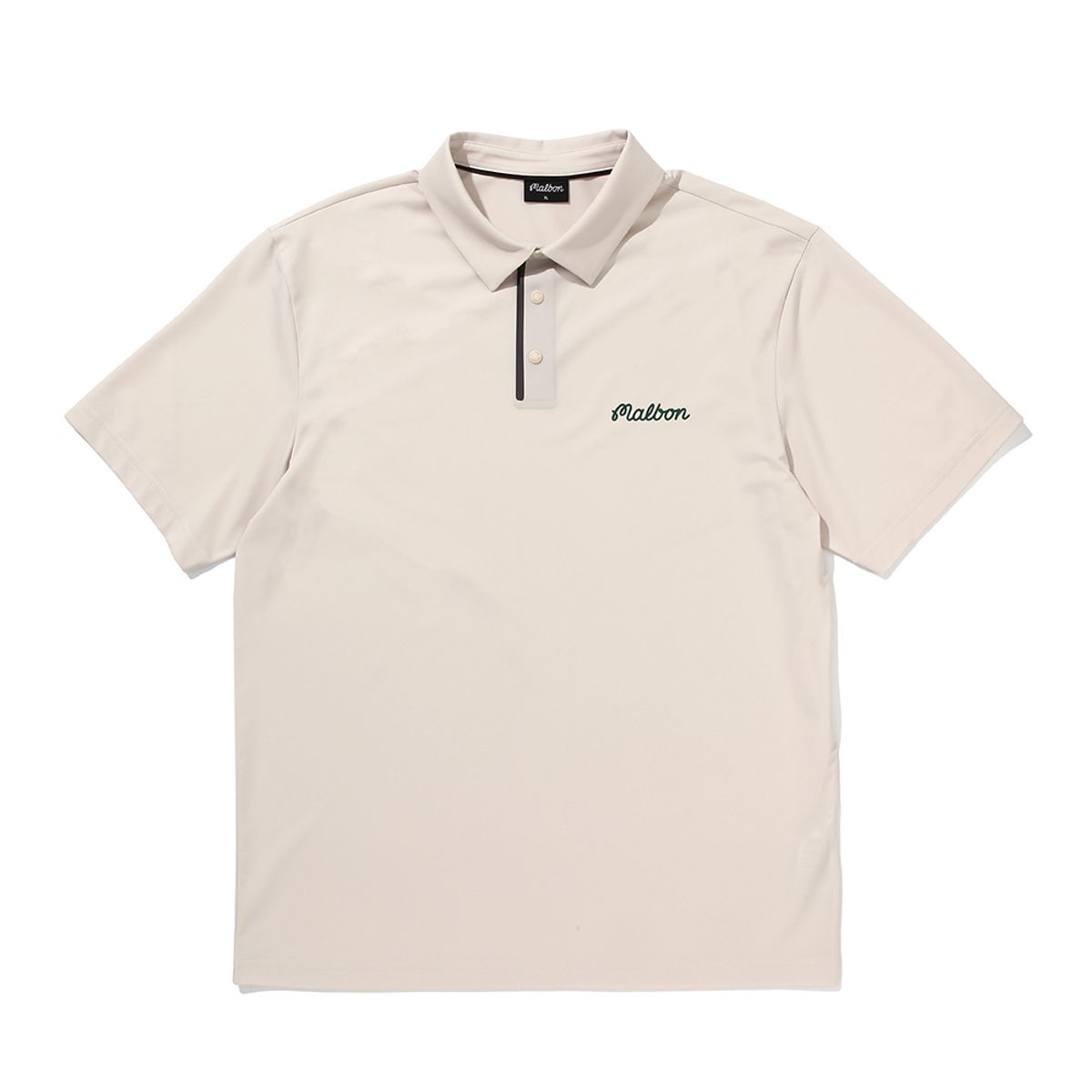 말본 골프(MALBON GOLF) Tech 버킷 폴로 티셔츠 BEIGE (MAN)