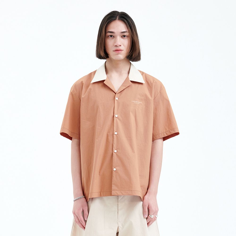 【LA MER MA MAISON】22SS★ COLORING OPEN COLLAR SHIRT MUSINSA | LA MER MA MAISON COLORING OPEN COLLAR SHIRT CINNAMON