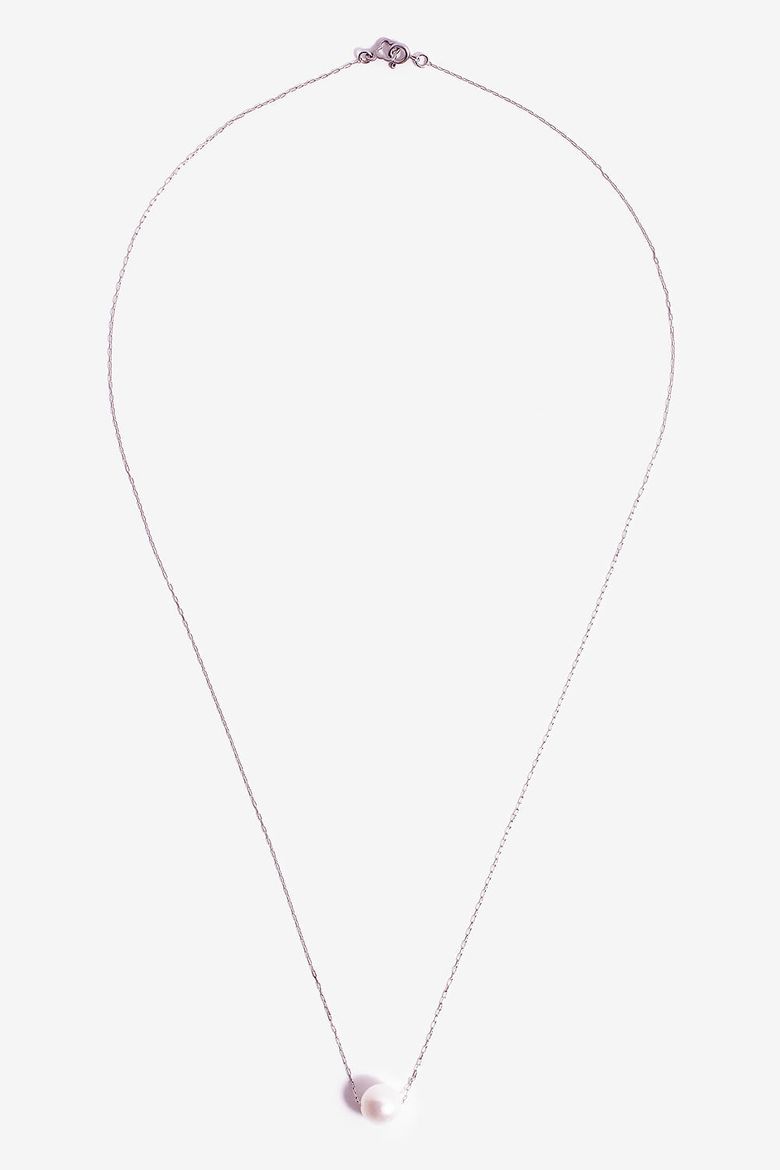 10mm 담수 진주 심플 롱 목걸이 Fresh 10mm Water Pearl simple long necklace