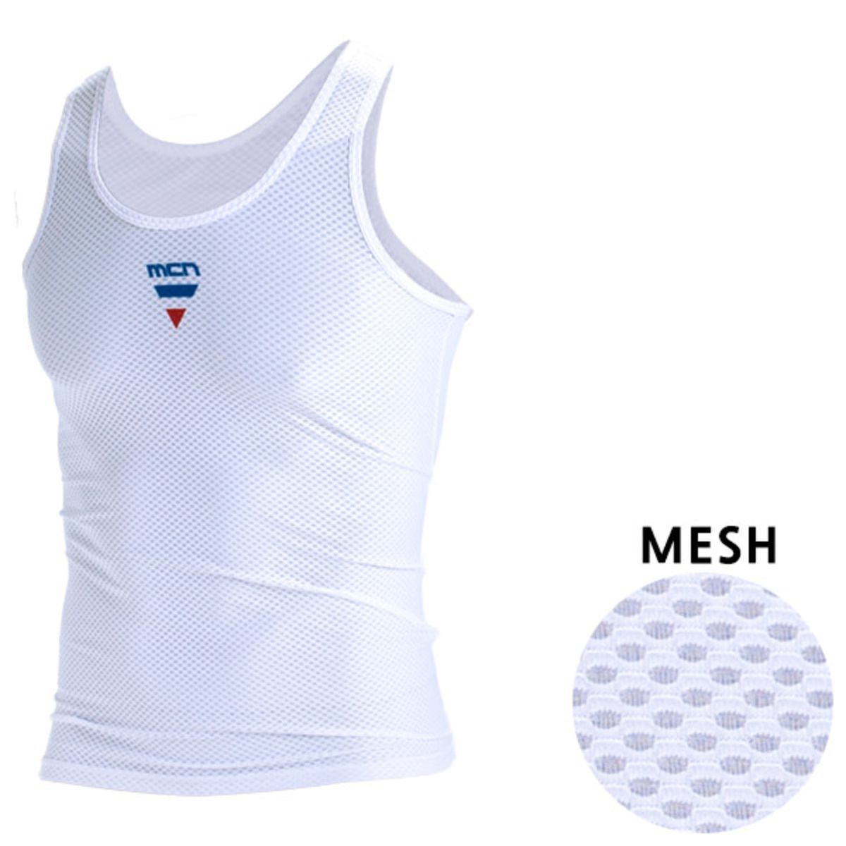 엠씨엔스포츠(MCNSPORTS) 남성용 블루마린 K-MESH 민소매 이너웨어