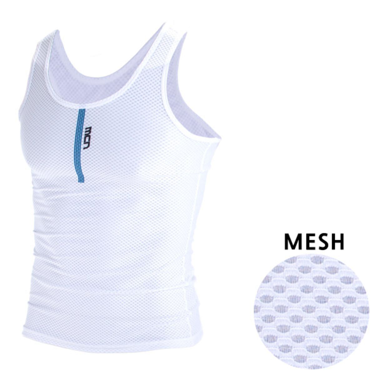 엠씨엔스포츠(MCNSPORTS) 남성용 리베로 K-MESH 민소매 이너웨어