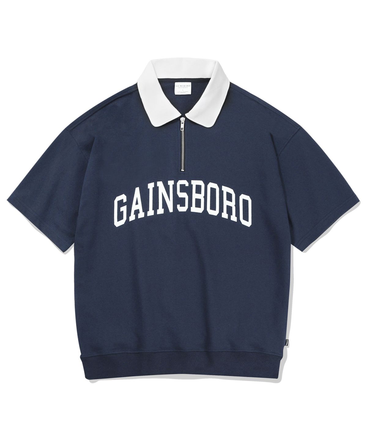 게인스보로(GAINSBORO) 아치로고 카라 맨투맨_네이비