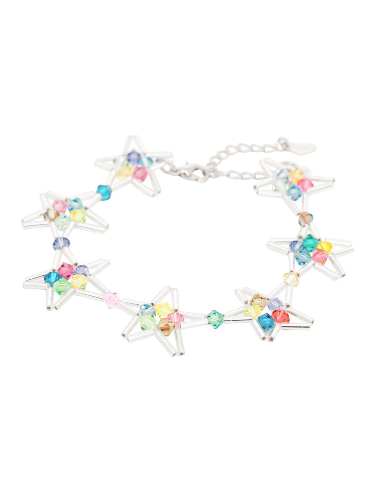 스윙셋(SWINGSET) STAR Beads Bracelet (Rainbow)