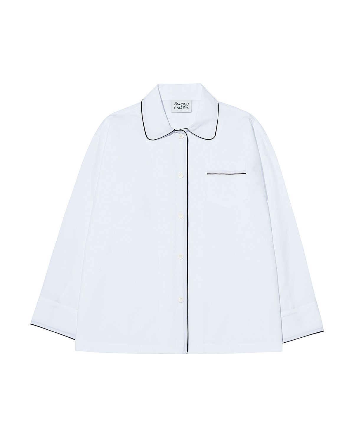 스내피커들(SNAPPY CUDDLE) Nice and Easy Pajama Set (Clean White)