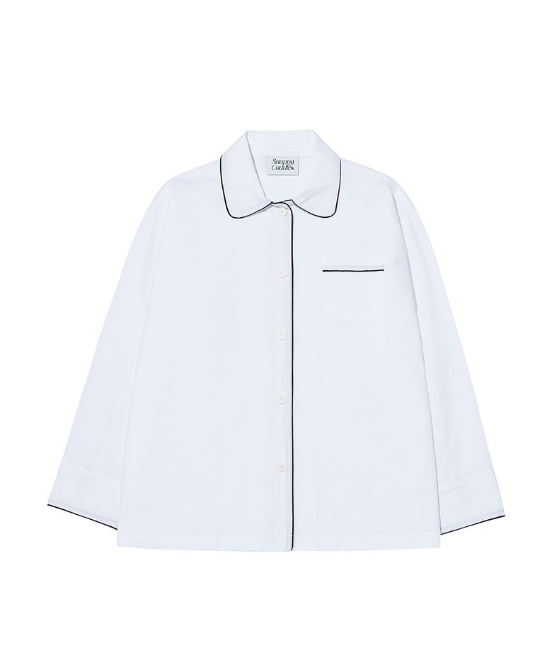 Nice and Easy Pajama Set (Clean White)
