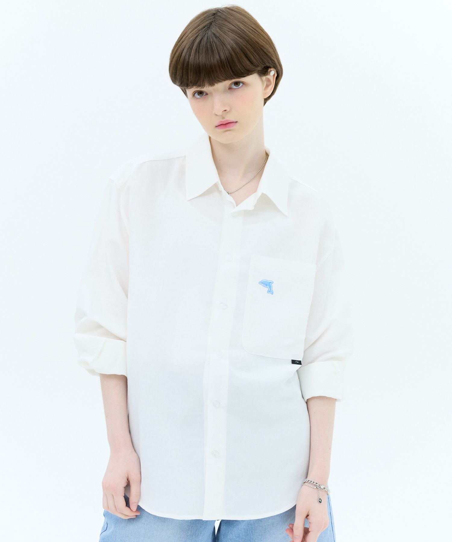 トップス eessay dolphin t shirt white musinsa MUSINSA | EESSAY Dolphin T-Shirt - White