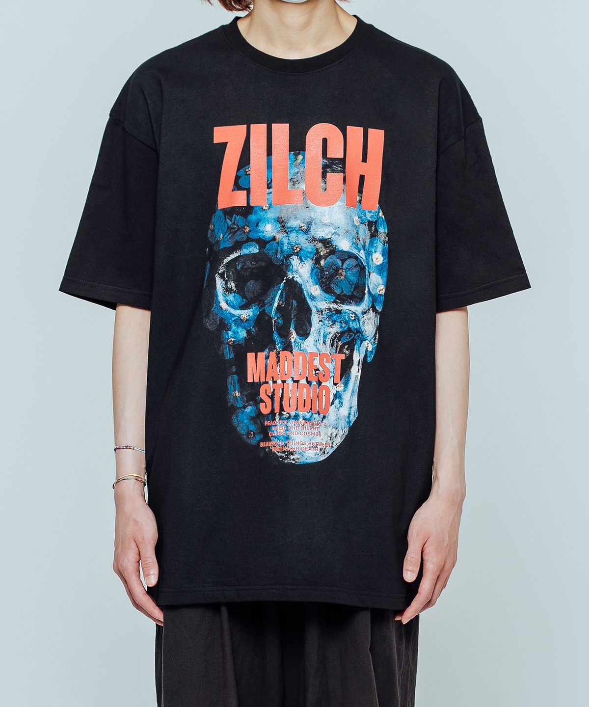 질츠(ZILCH) B.A.D 프린팅 티셔츠 블랙