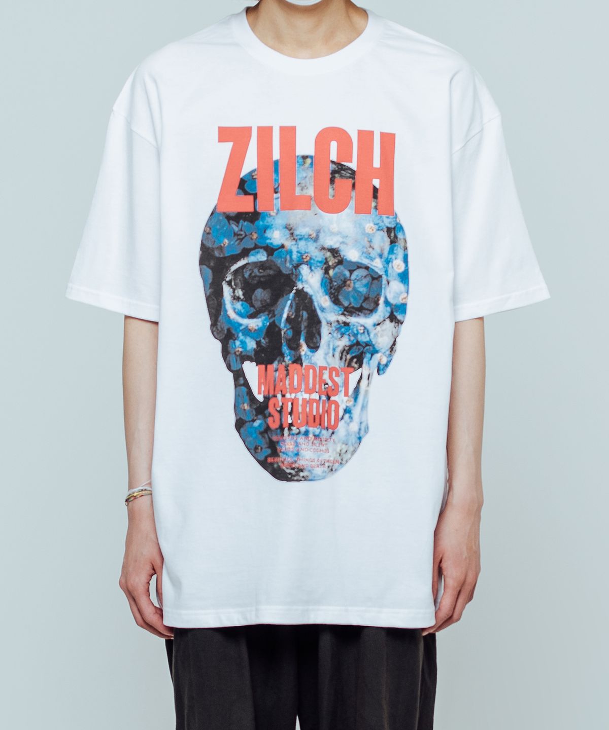 질츠(ZILCH) B.A.D 프린팅 티셔츠 화이트