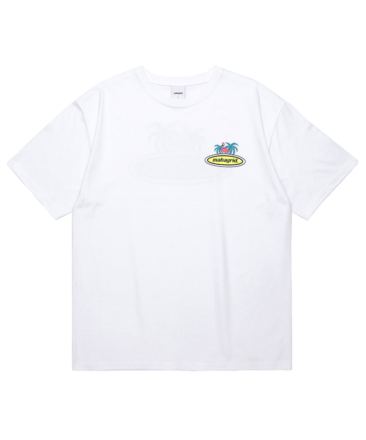마하그리드(MAHAGRID) FLAMINGO TEE WHITE(MG2CMMT520A)
