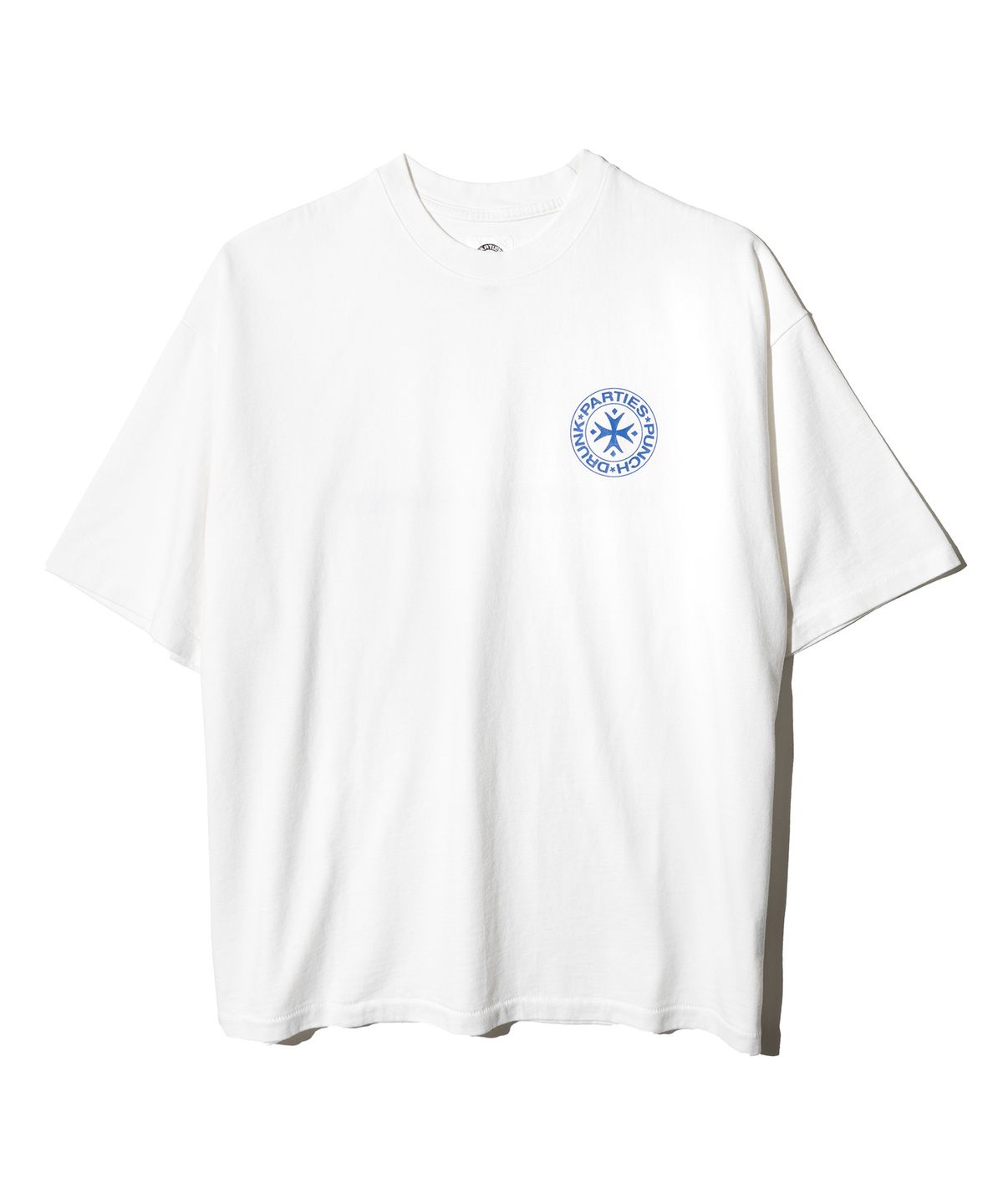 펀치드렁크파티즈(PUNCH DRUNK PARTIES) Basic Logo T-shirt (WHITE 