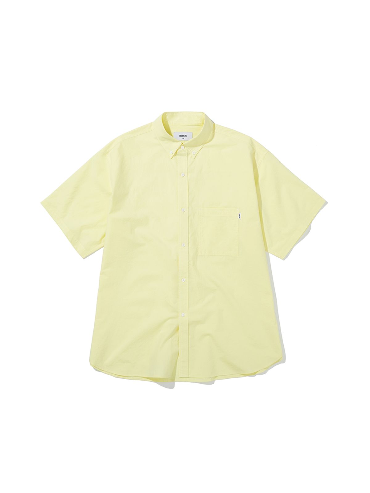 사운즈라이프(SOUNDSLIFE) Big Fit Short Sleeve Shirt Yellow