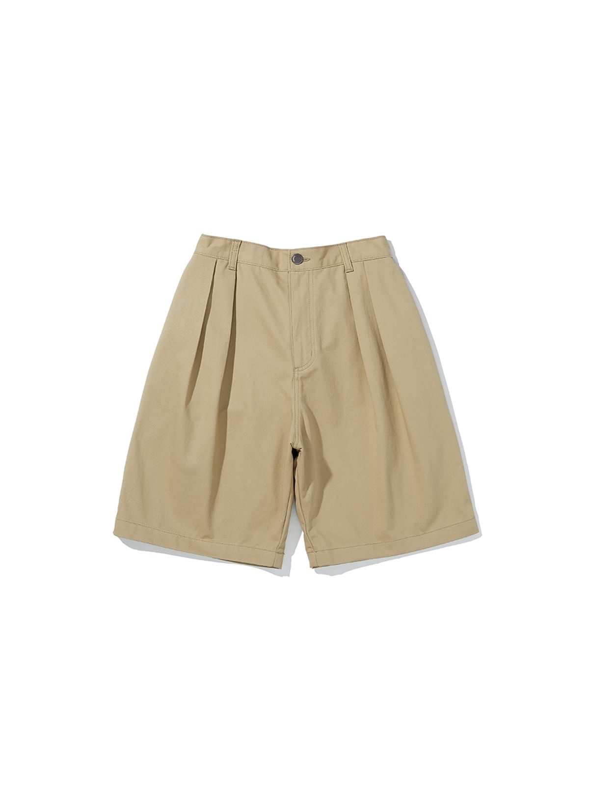 사운즈라이프(SOUNDSLIFE) Steady Balloon Two-Tuck Shorts Beige