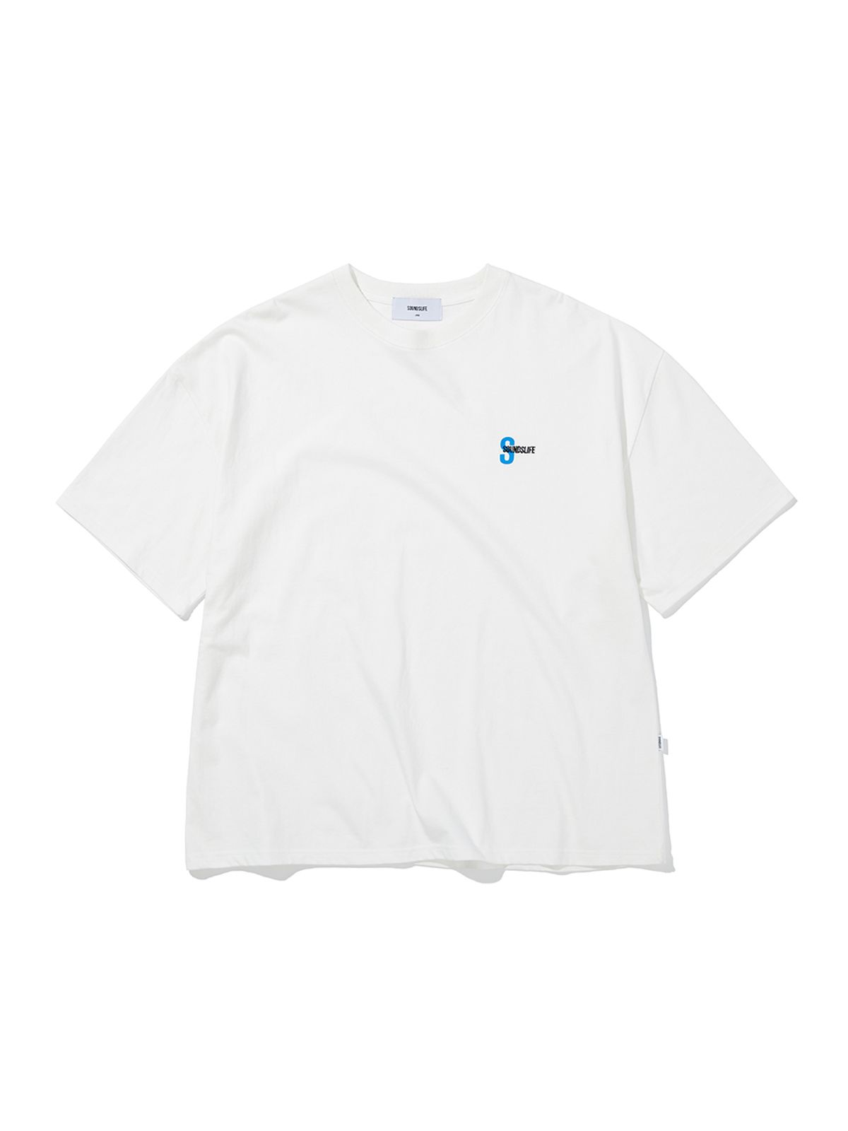 사운즈라이프(SOUNDSLIFE) Vacation Small Logo T-Shirt Off White