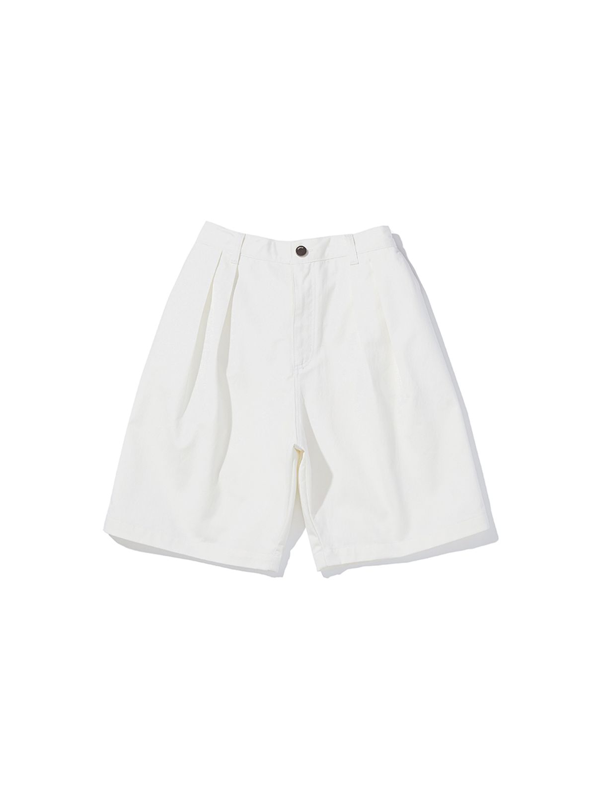 사운즈라이프(SOUNDSLIFE) Steady Balloon Two-Tuck Shorts White