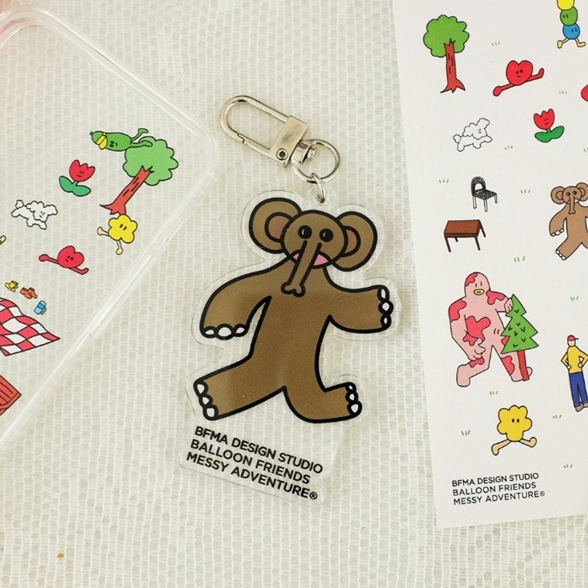 벌룬프렌즈(BALLOON FRIENDS) 사이즈업 포포 키링