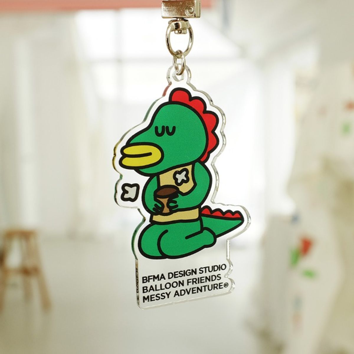벌룬프렌즈(BALLOON FRIENDS) 사이즈업 티라노크루 키링