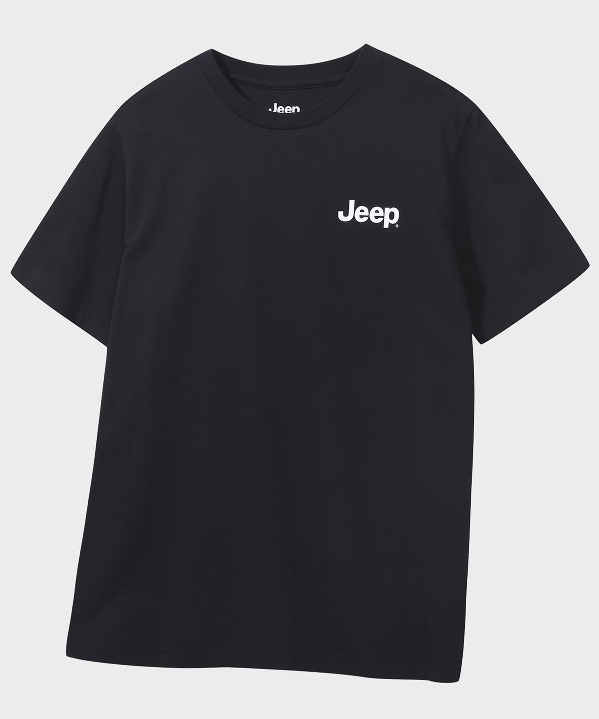 지프(JEEP) 코튼 30수 스몰로고 반팔 티셔츠 (JR5TSU092BK)