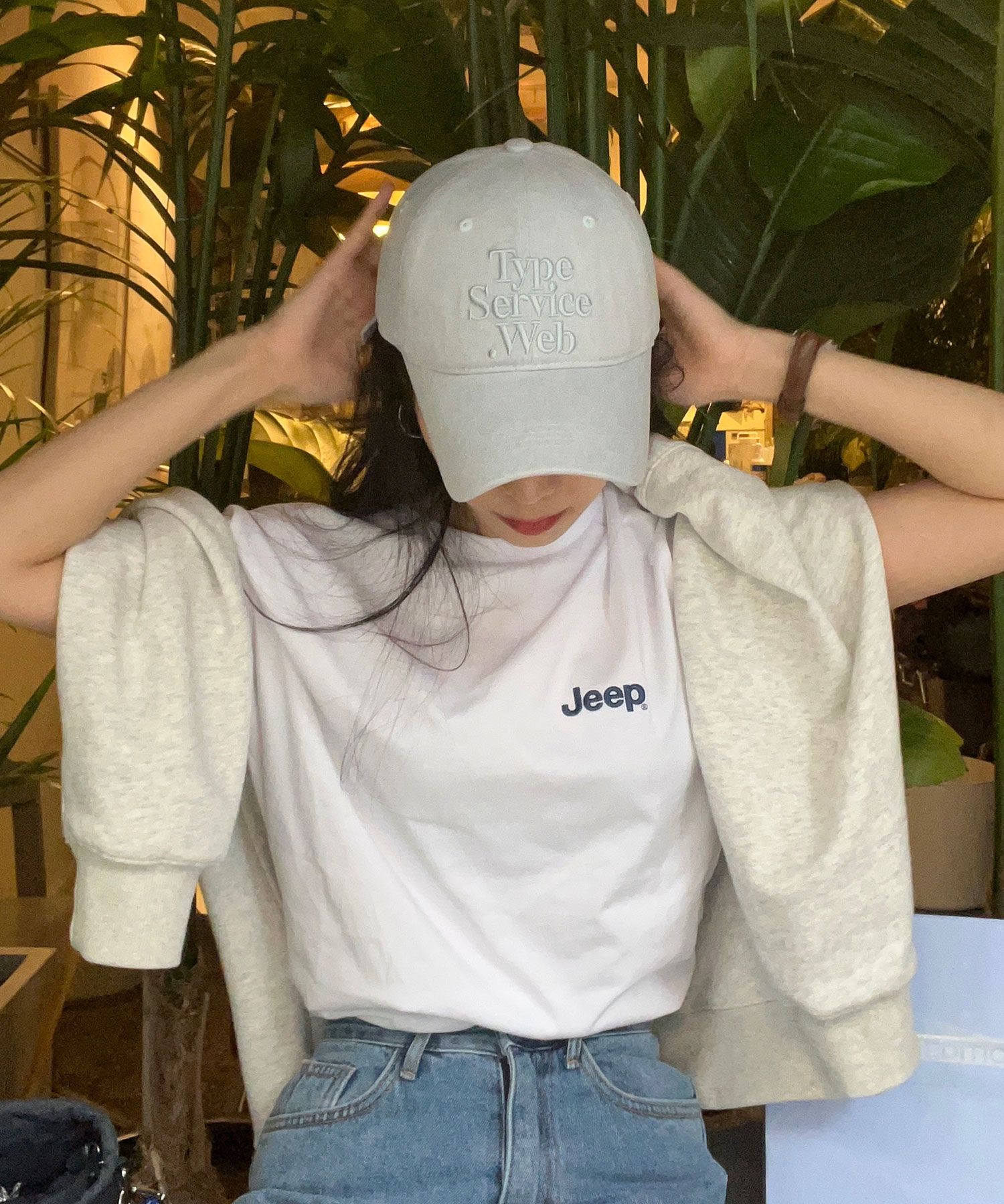JEEP★UNISEX_Bear Yoko Rib Pique T-shirt_3色 지프(JEEP) | 무신사 추천 브랜드