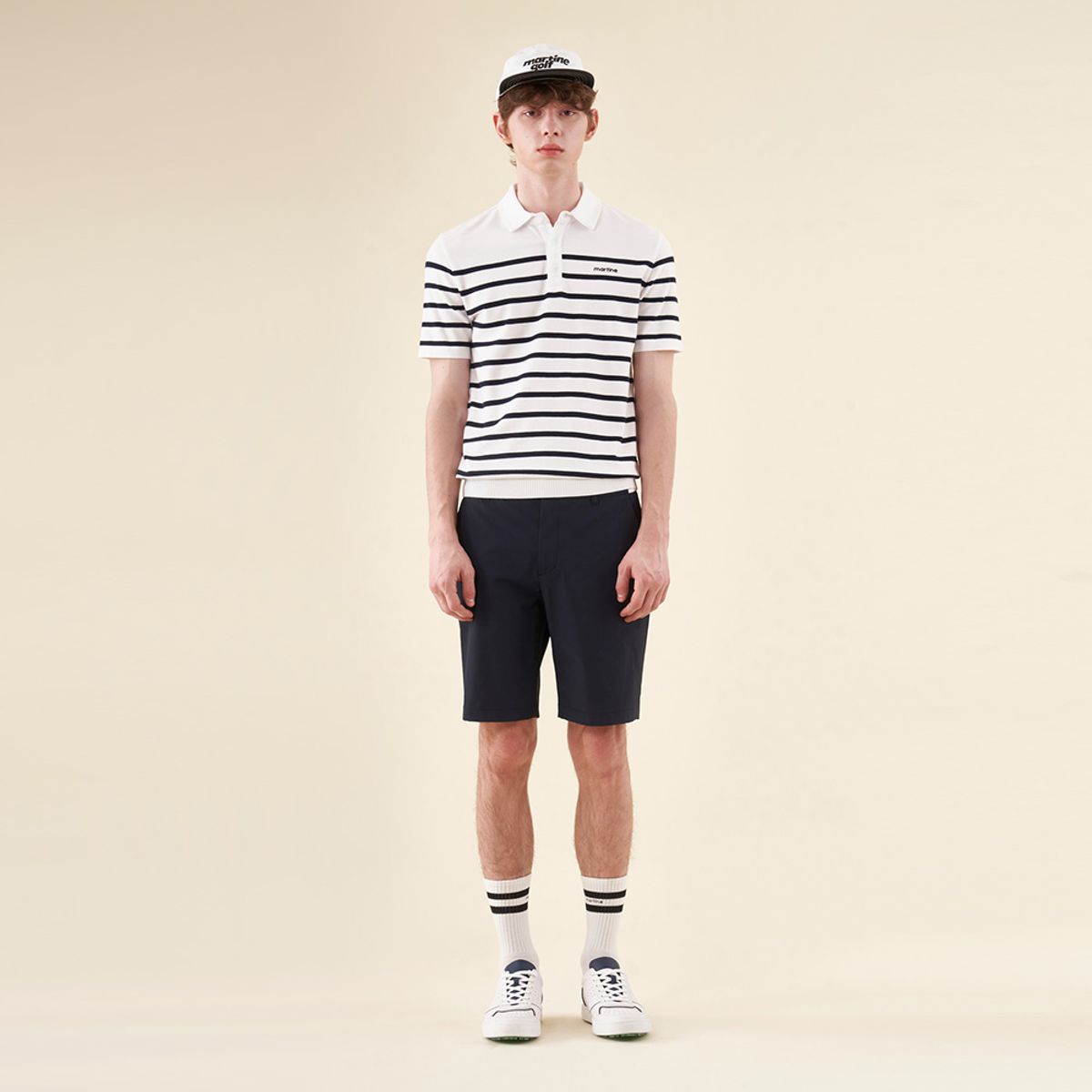 마틴골프(MARTINE GOLF) Side band Shorts_Navy (Men)