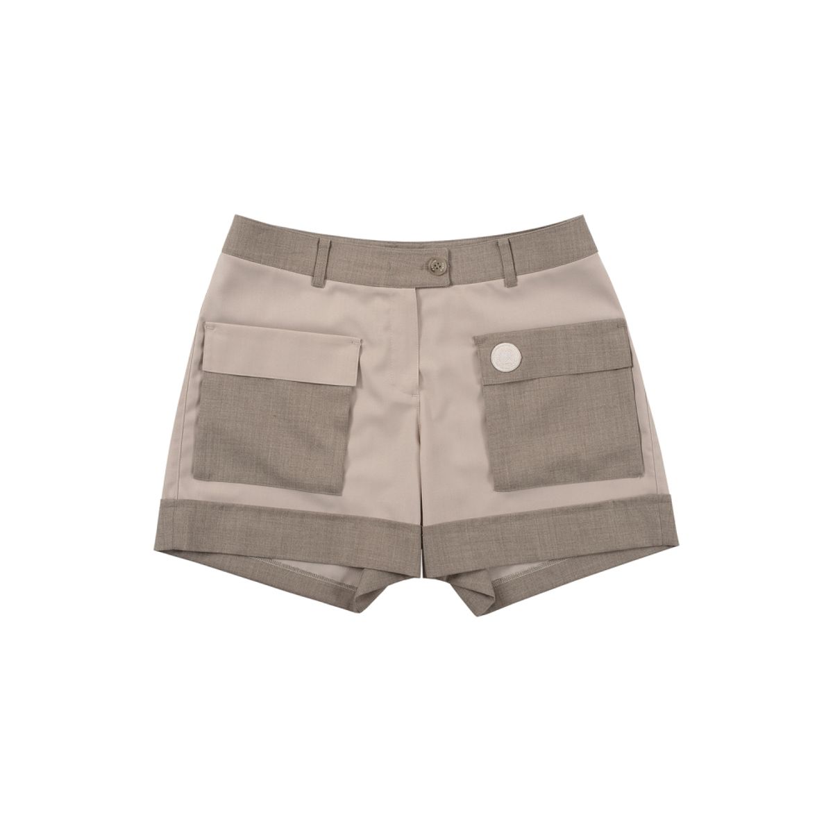 마틴골프(MARTINE GOLF) Out Pocket Roll-up Shorts_Beige