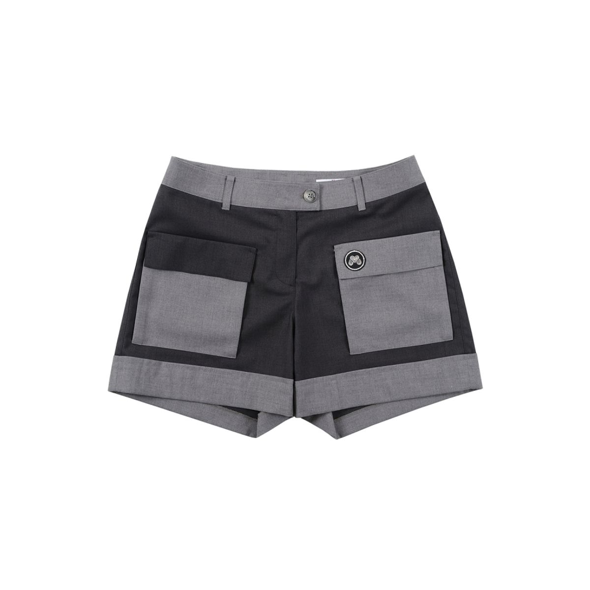 마틴골프(MARTINE GOLF) Out Pocket Roll-up Shorts_Grey