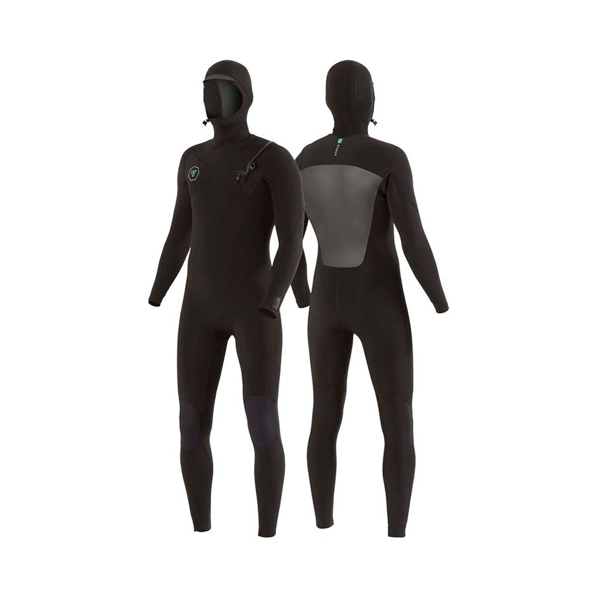 비슬라(VISSLA) 7 SEAS 5-4-3 FULL HOODED CHEST ZIP-BLK