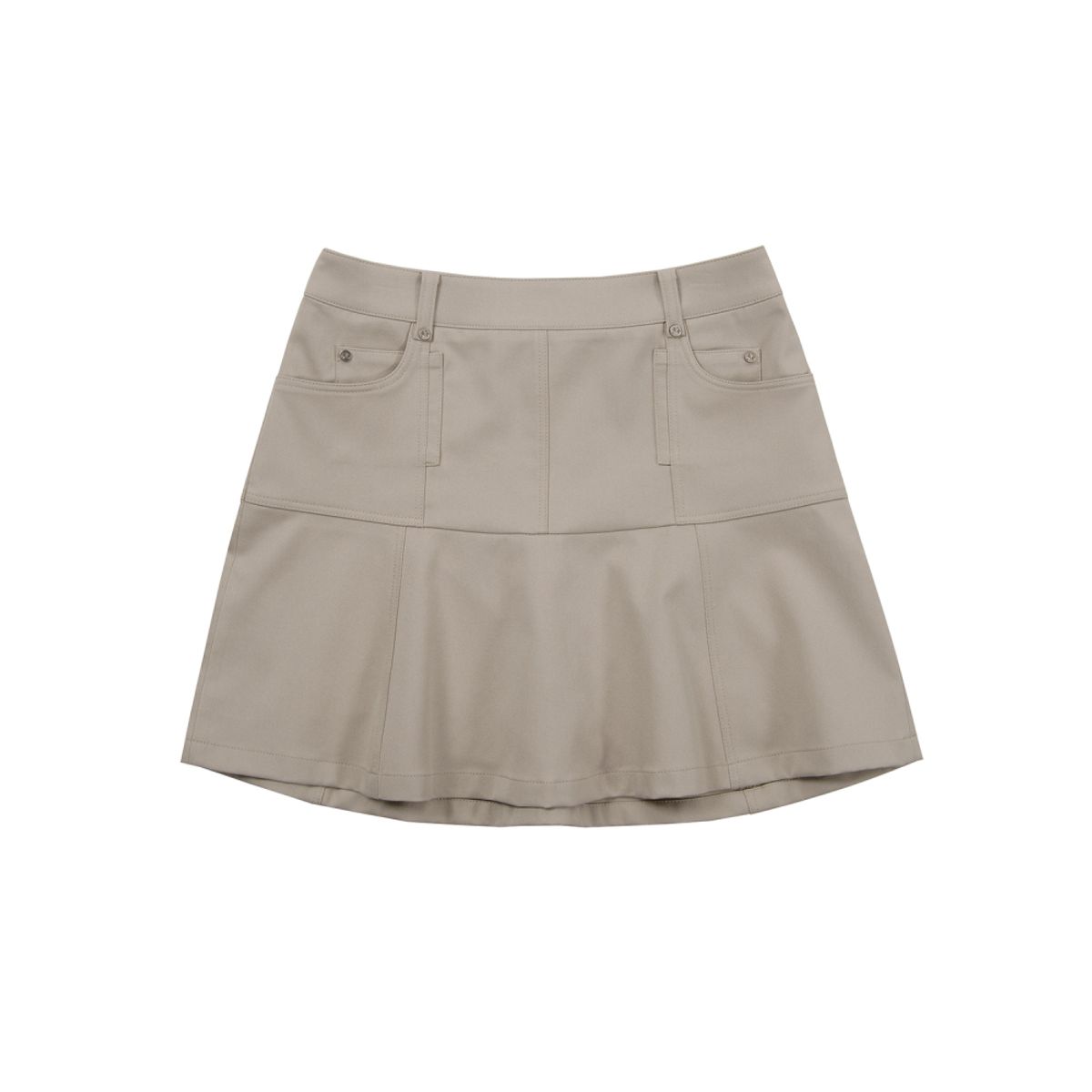 마틴골프(MARTINE GOLF) Feminine Flare Skirt_Dark Beige