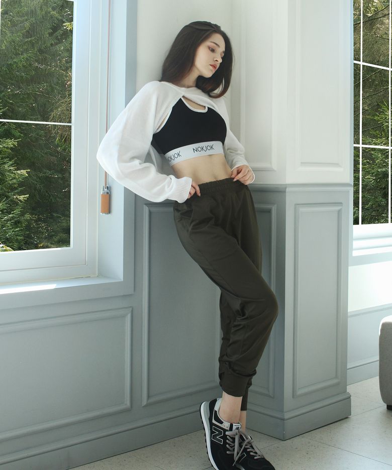 [2 PACK] 요가복 러닝복 운동복 넬리 밴딩 조거팬츠