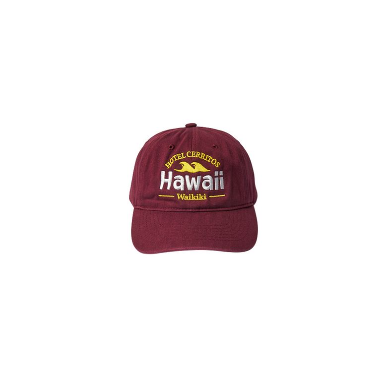 Hawaii BigWave Ball Cap [Burgundy]