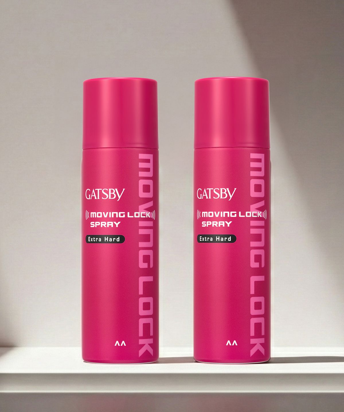 갸스비(GATSBY) 무빙 락 스프레이 엑스트라 하드 230ml 2개
