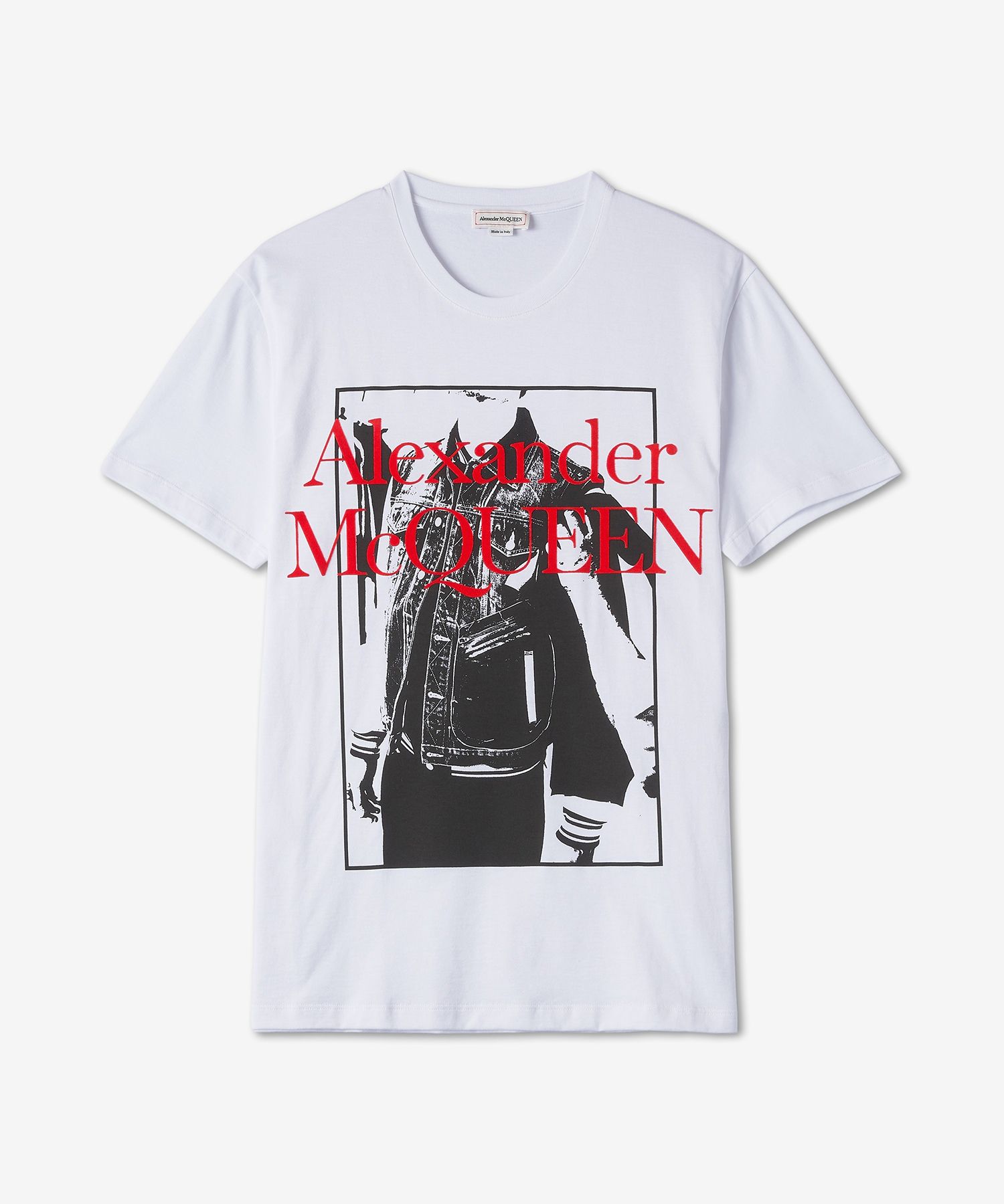 MUSINSA | ALEXANDER McQUEEN Atelier Logo Short Sleeve T-Shirt