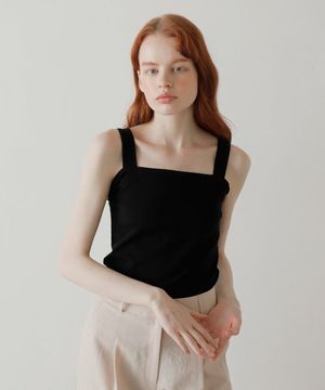 SLEEVELESS TEE / 2COLORS