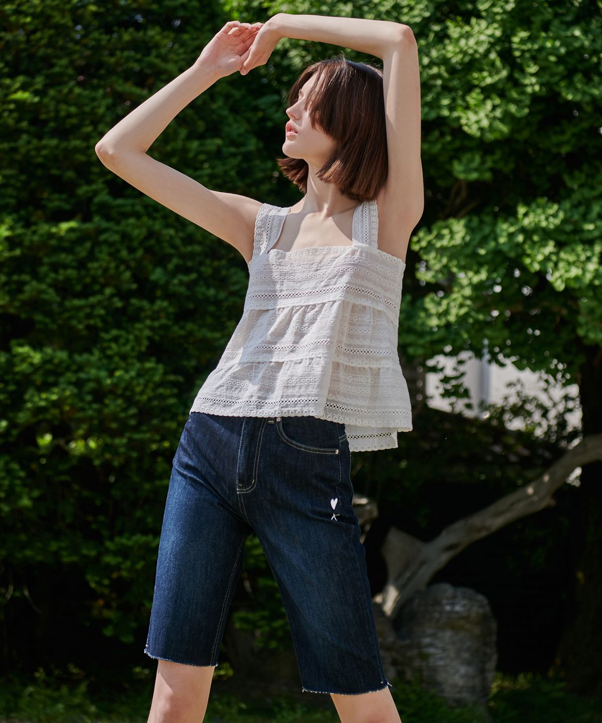판도라핏(PANDORAFIT) [SHORTS] Monaco Jeans