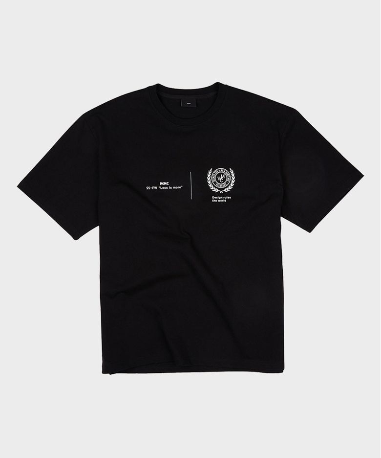컨셉 로고 티셔츠_BLACK
