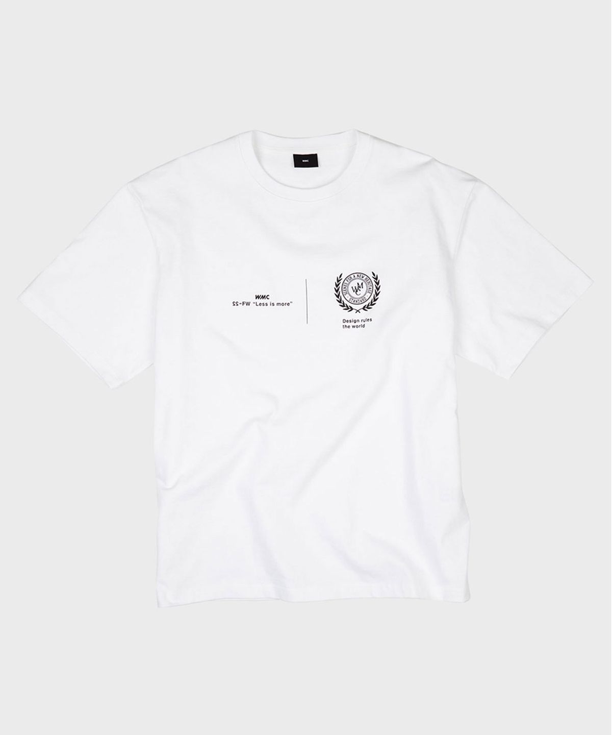 더블유엠씨(WMC) 컨셉 로고 티셔츠_WHITE