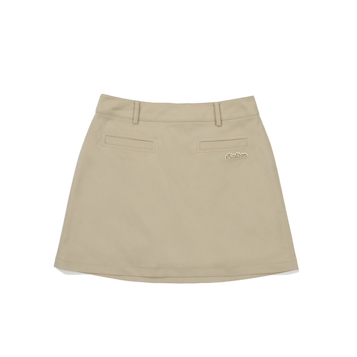 말본 골프(MALBON GOLF) 미니 파우치 a-line 스커트 BEIGE