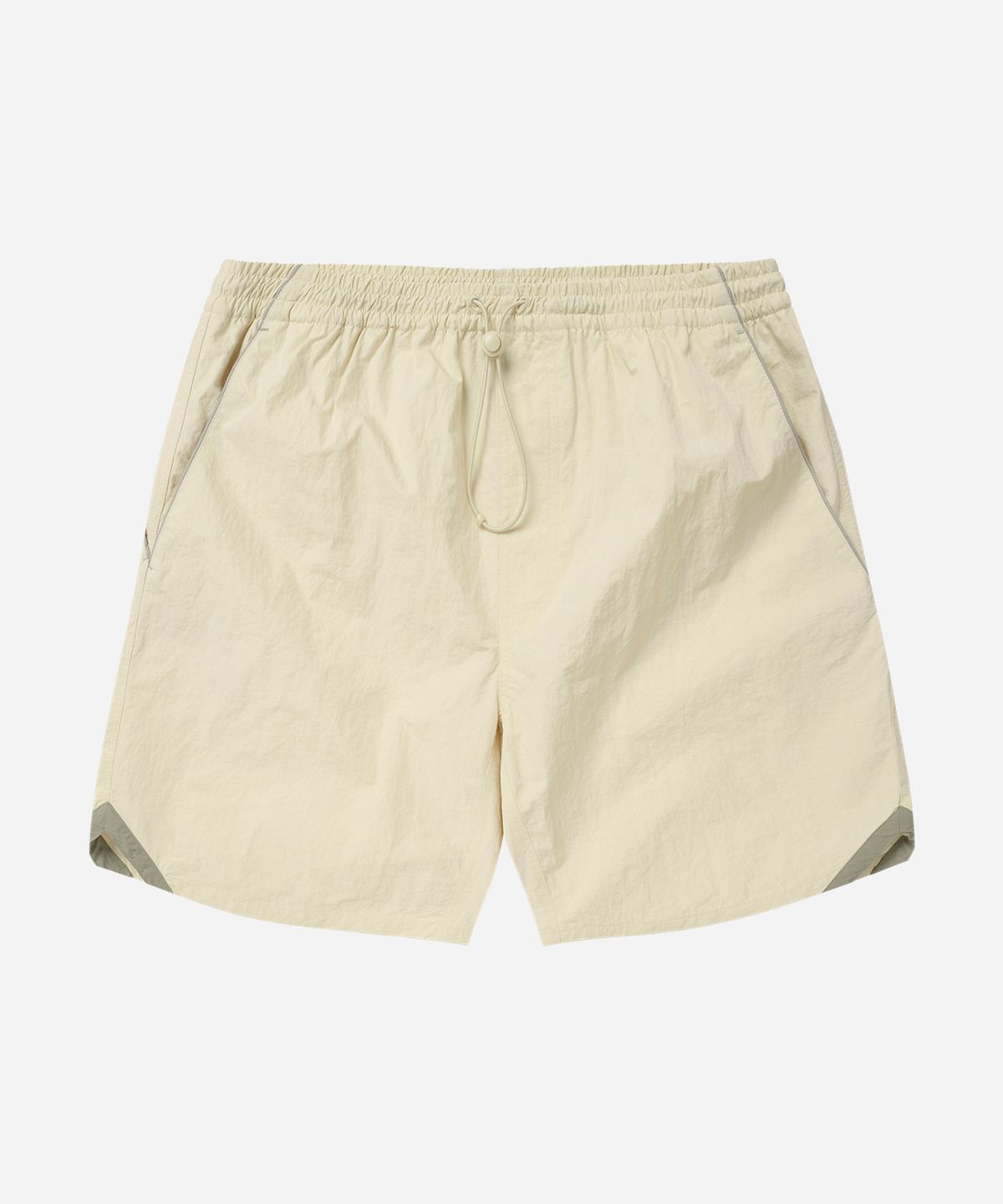 프리즘웍스(FRIZMWORKS) NYLON WINDY SHORTS _ IVORY