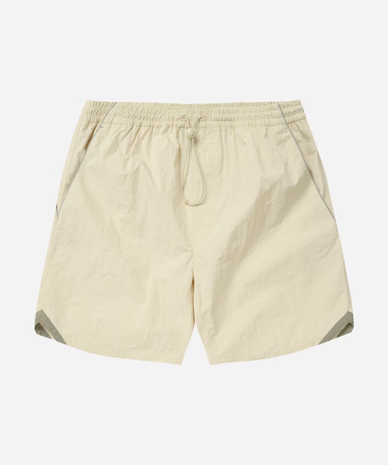 NYLON WINDY SHORTS _ IVORY