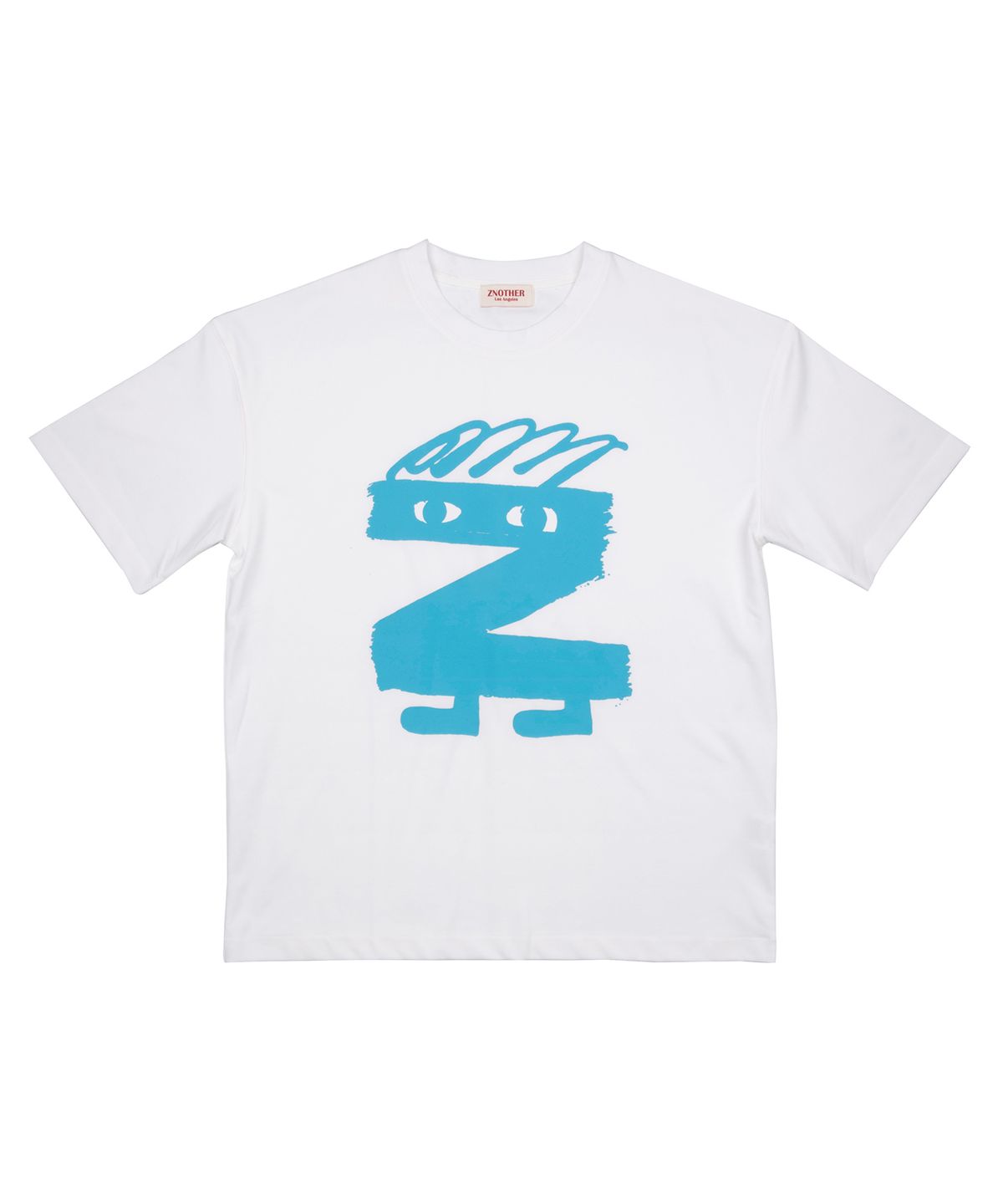 젠아더(ZNOTHER) Z 빅로고 티셔츠 화이트