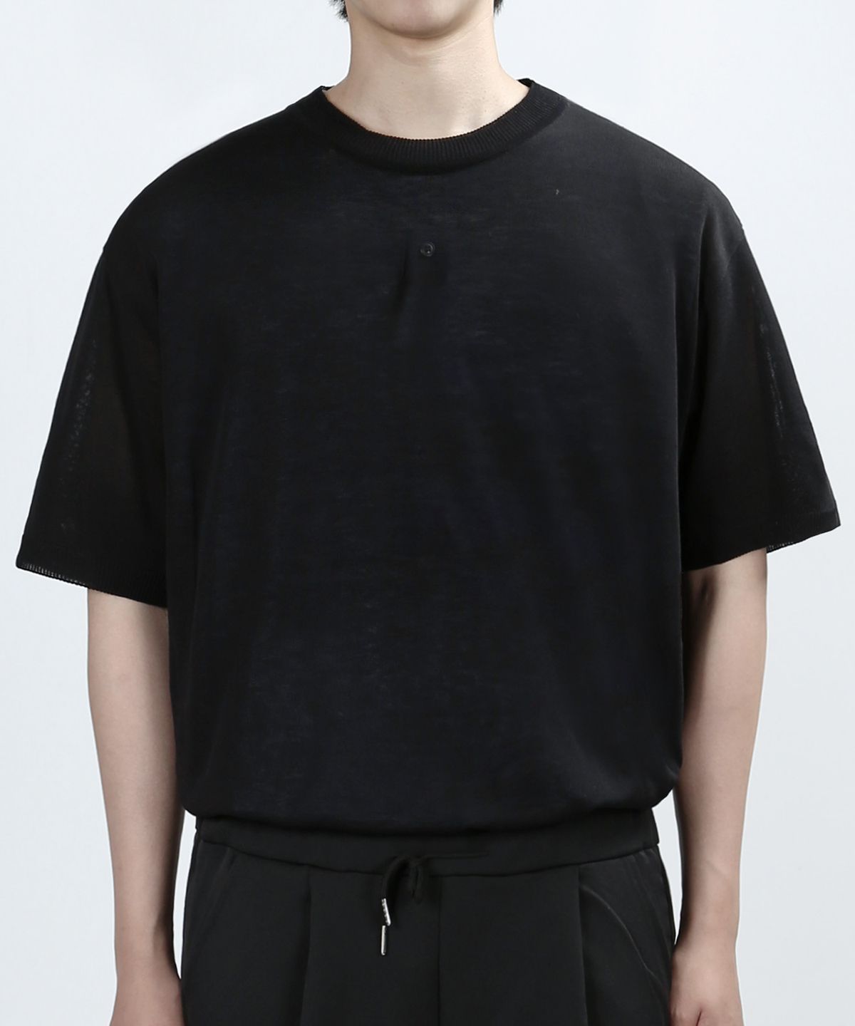 베리베인(VERYVAIN) CREW BREEZE KNIT (BLACK)