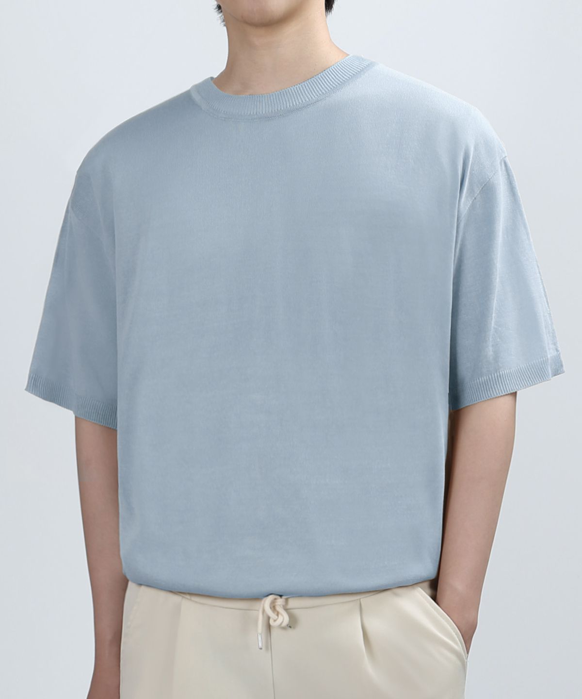 베리베인(VERYVAIN) CREW BREEZE KNIT (INDY BLUE)