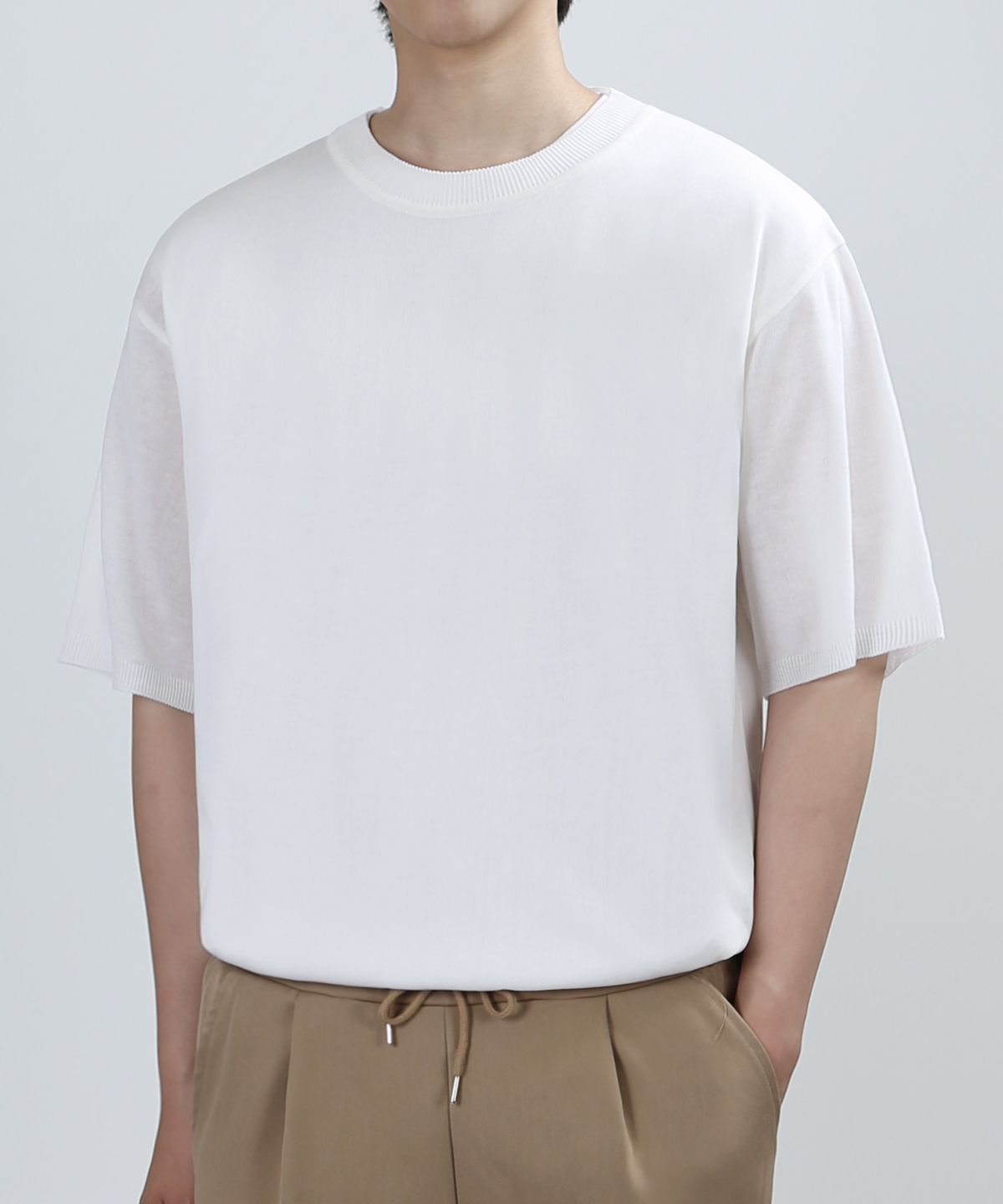 베리베인(VERYVAIN) CREW BREEZE KNIT (WHITE)