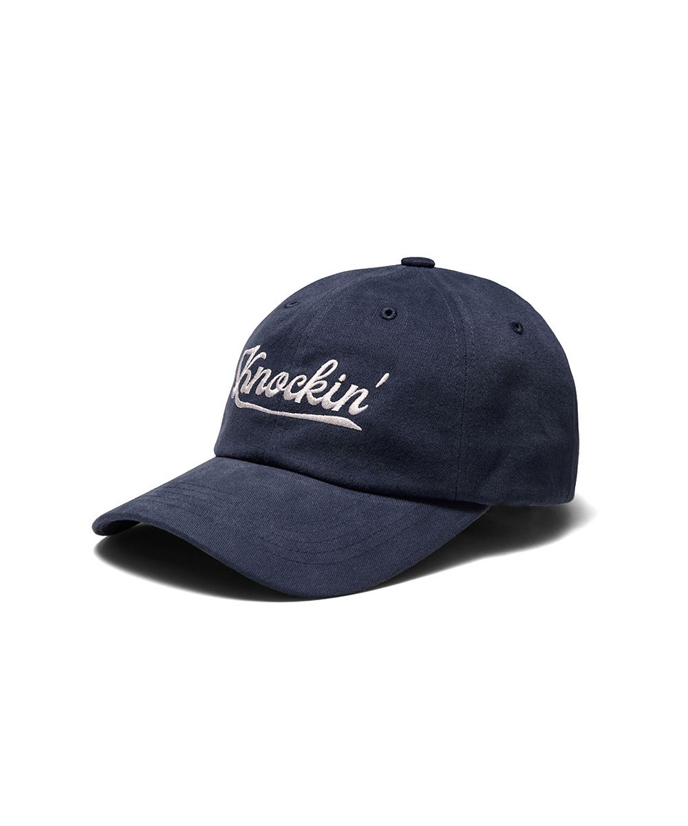 KNOCKIN LOGO B.B CAP NAVY