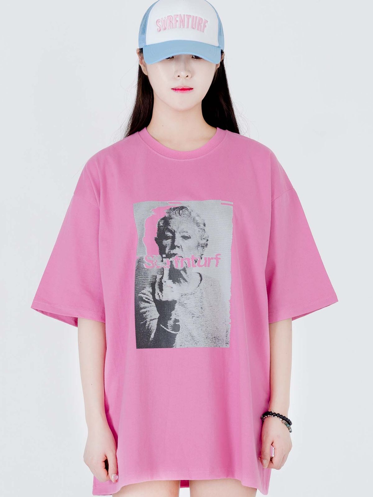 서프앤터프(SURFNTURF) FXXK YOU TEE PINK