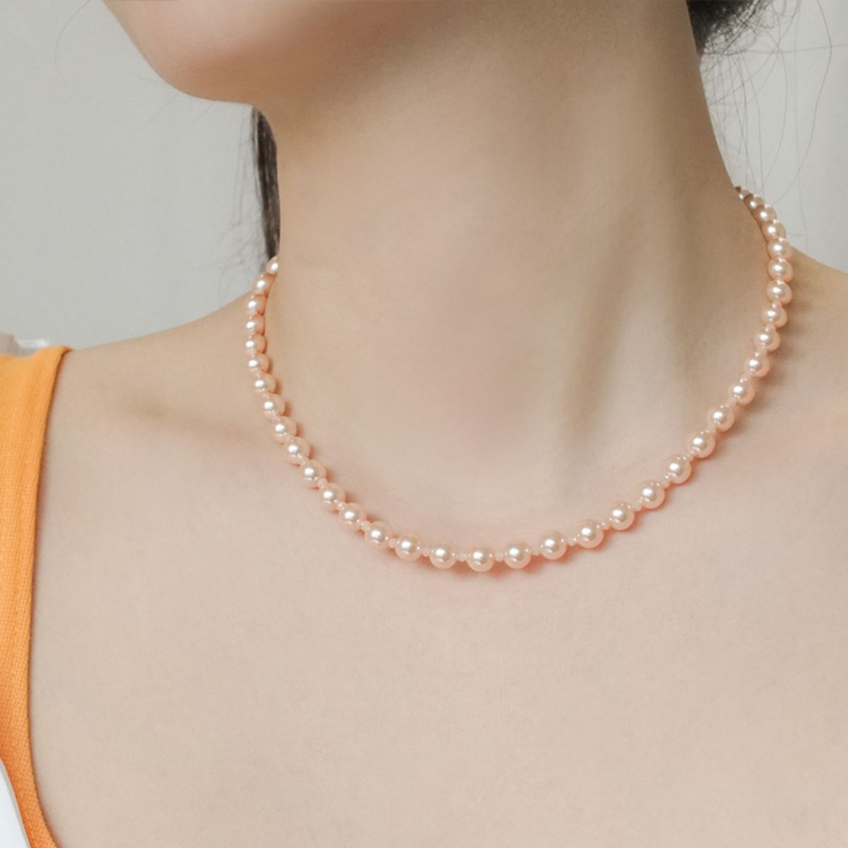 포스트루드(POSTLUDE) [SILVER] 6SW PEARL BEADS N (CORAL)