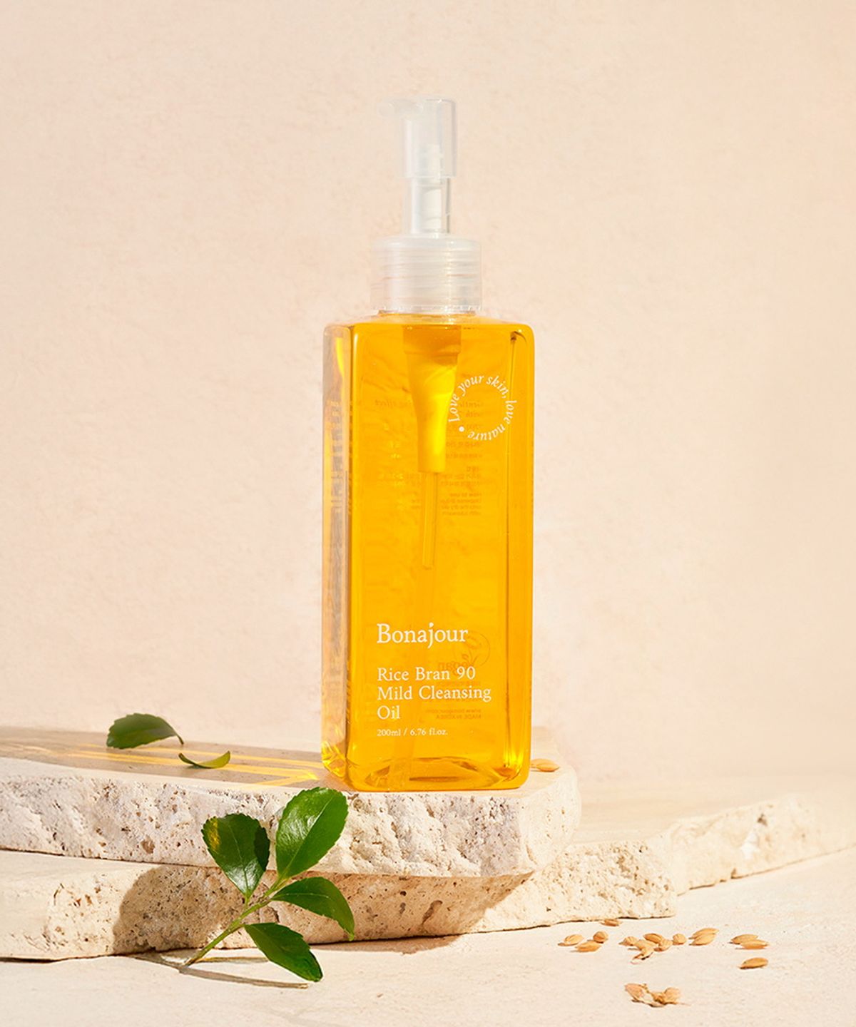 보나쥬르(BONAJOUR) 비건 라이스브랜 90 클렌징 오일 200ml