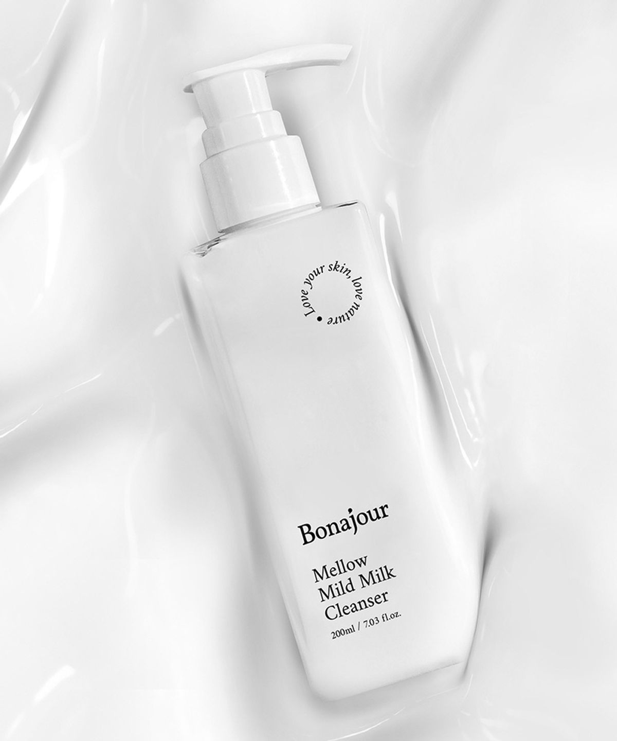 보나쥬르(BONAJOUR) 비건 멜로우 마일드 밀크 클렌저 200ml